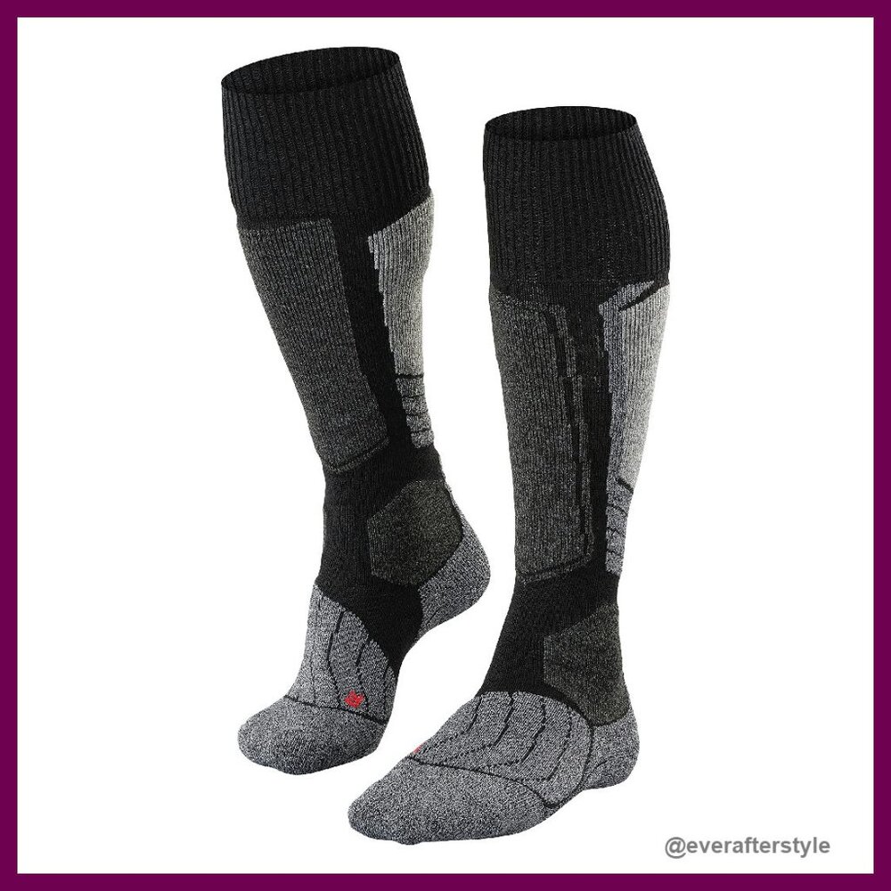 Premium Ski Socks Thick Quick Dry Merino Wool Silk Thermal Cushioned